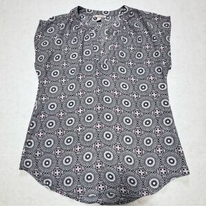 Dress Barn Women’s‎ Sheer V-neck Top Blouse Sz Small Spring Career Wear Office